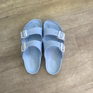 Women’s Arizona Eva Birkenstock dusty blue color